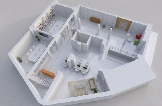 A LOUER Bureaux 609m2 ref 2173321-0L