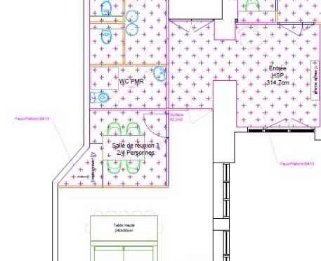 A LOUER Bureaux 640m2 ref 1224646-0L