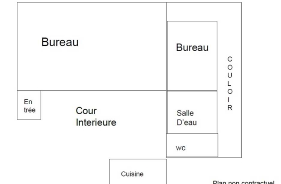A LOUER Bureaux 80m2 ref 1462022-0L