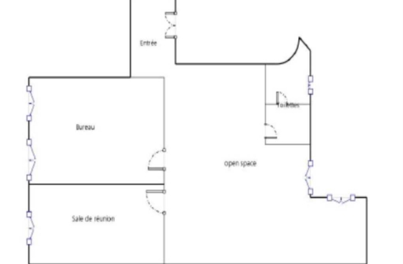 A LOUER Bureaux 85m2 ref 1223565-0L