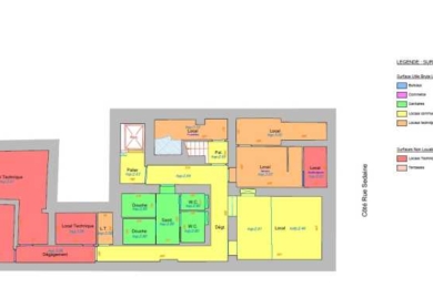 A LOUER Bureaux 924m2 ref 1462054-0L