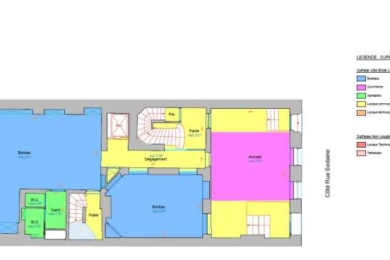 A LOUER Bureaux 924m2 ref 1462054-0L