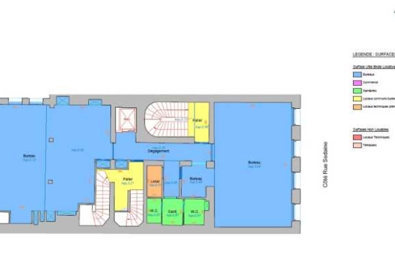 A LOUER Bureaux 924m2 ref 1462054-0L
