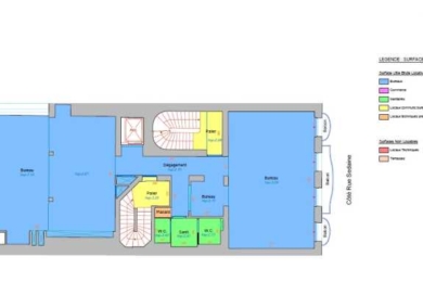 A LOUER Bureaux 924m2 ref 1462054-0L