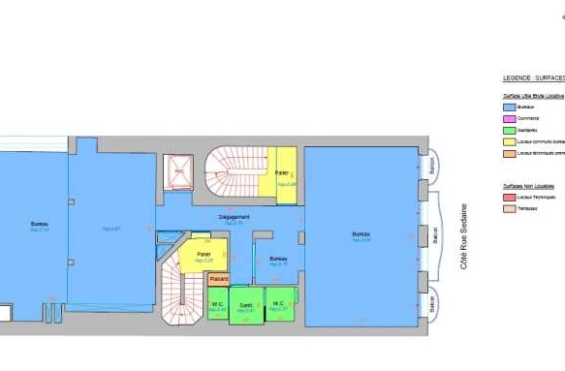 A LOUER Bureaux 924m2 ref 1462054-0L