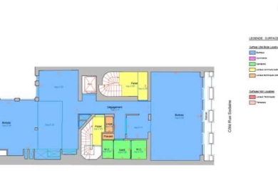 A LOUER Bureaux 924m2 ref 1462054-0L