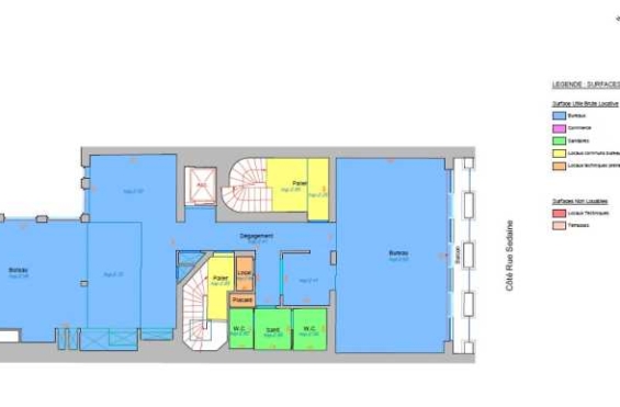 A LOUER Bureaux 924m2 ref 1462054-0L