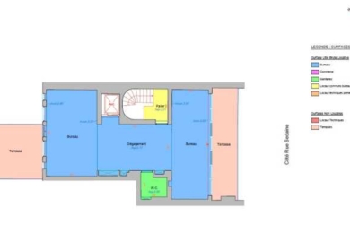 A LOUER Bureaux 924m2 ref 1462054-0L