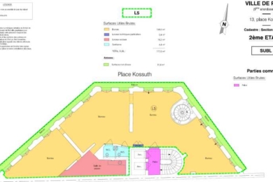 A LOUER Bureaux 928m2 ref 1462089-0L