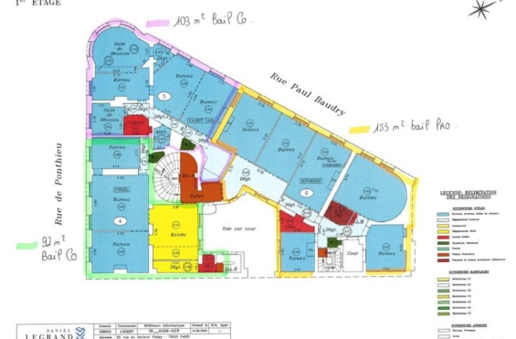 A LOUER Bureaux 92m2 ref 2201166-0L