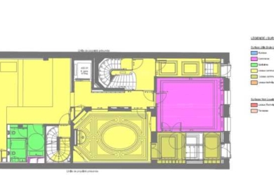 A LOUER Bureaux 953m2 ref 1118619-0L