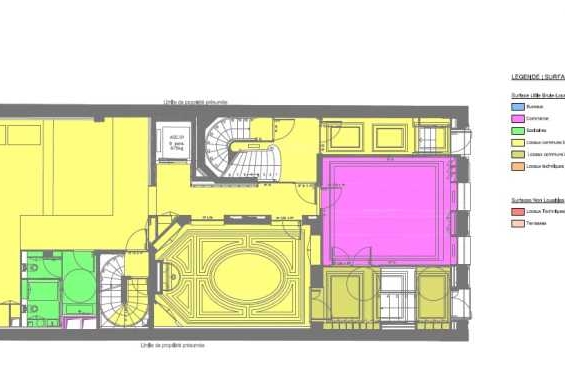 A LOUER Bureaux 953m2 ref 1118619-0L