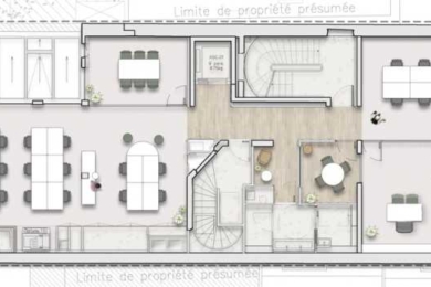 A LOUER Bureaux 953m2 ref 1118619-0L