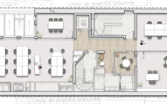 A LOUER Bureaux 953m2 ref 1118619-0L