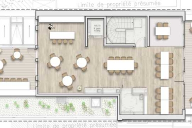 A LOUER Bureaux 953m2 ref 1118619-0L