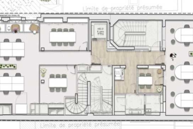 A LOUER Bureaux 953m2 ref 1224562-0L