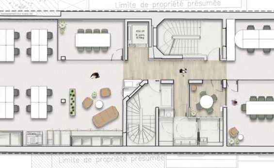 A LOUER Bureaux 953m2 ref 1224562-0L
