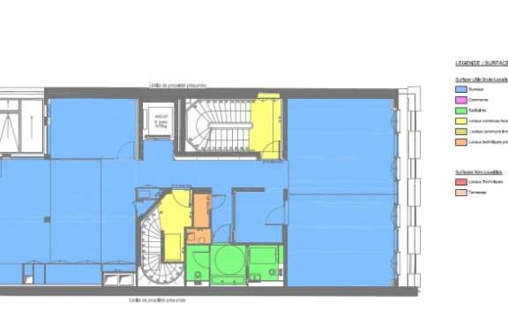 A LOUER Bureaux 953m2 ref 1224562-0L