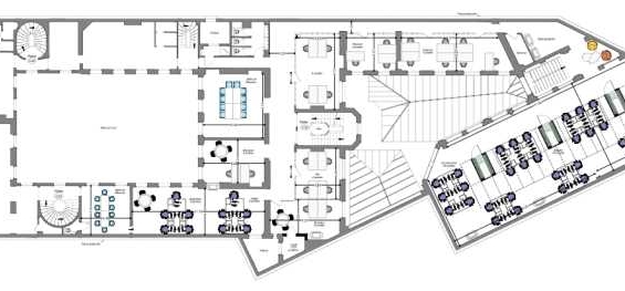 A LOUER Bureaux 995m2 ref 1462121-0L