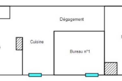 A LOUER Bureaux et Locaux professionnels 68m2 ref 1462088-0L