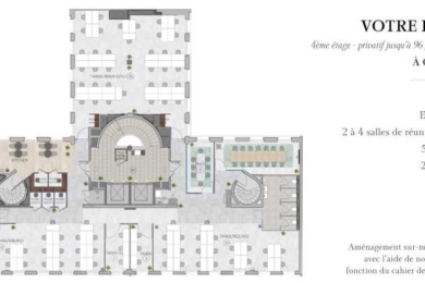 A LOUER coworking 150 postes ref 1284829-0LCW1