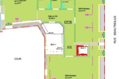 A SOUS-LOUER Bureaux 120m2 ref 1454137-0L