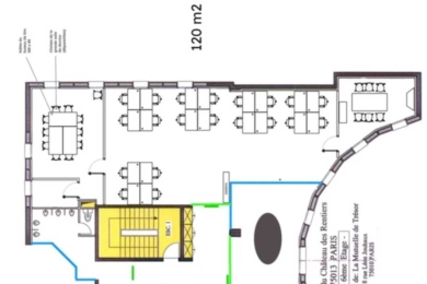 A SOUS-LOUER Bureaux 120m2 ref 1454223-0L