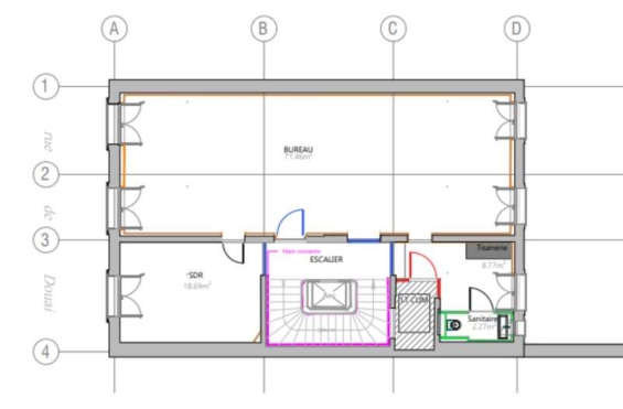 A SOUS-LOUER Bureaux 319m2 ref 1134883-0L