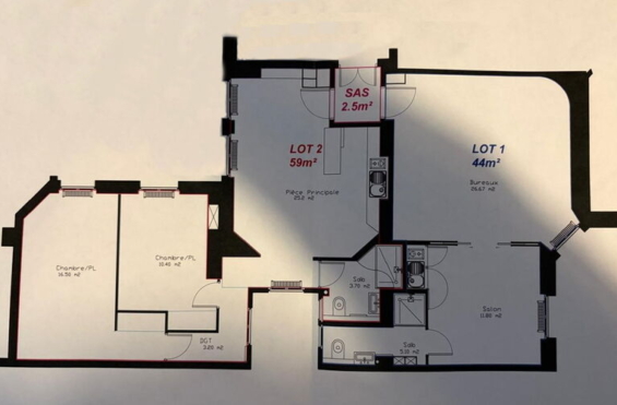 A VENDRE Bureaux 109m2 ref 2139429-0V