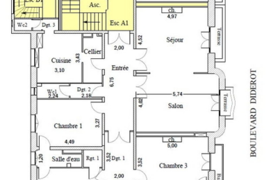 A VENDRE Bureaux 1473m2 ref 2186625-0V
