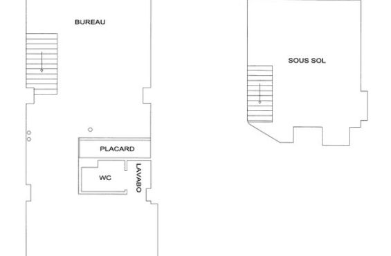 A VENDRE Bureaux 57m2 ref 2155095-0V