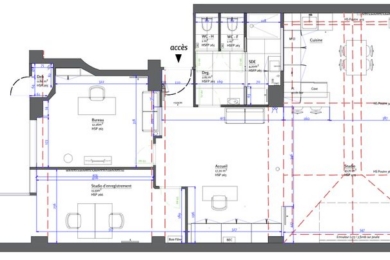 A VENDRE Bureaux et Ateliers 106m2 ref 2195385-0V