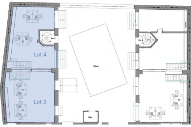 A LOUER Bureaux 130m2 ref 2129465-0L
