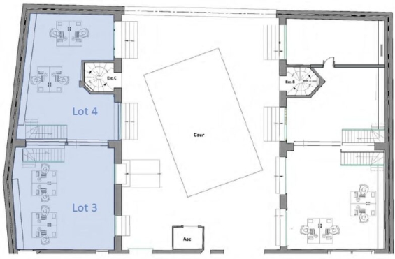 A LOUER Bureaux 130m2 ref 2129465-0L
